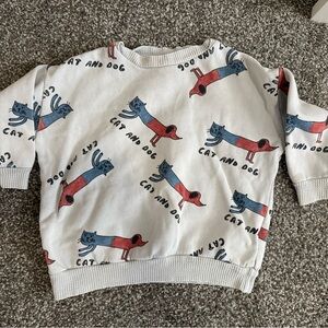 Bobo Choses Cat-and-Dog Sweatshirt